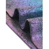 imageAllegra K Womens 80s Disco Outfit Party Club Sparkly Rainbow Metallic TopGreen