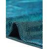 imageAllegra K Womens 80s Disco Outfit Party Club Sparkly Rainbow Metallic TopGreen Blue