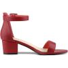 imageAllegra K Womens Block Low Heels Ankle Strap SandalsRed