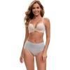 imageAllegra K Womens Cotton High Waist Available in Plus Size Tummy Control UnderwearGray