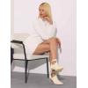 imageAllegra K Womens Cutout Back Zip Stiletto Heel Ankle BootsBeige
