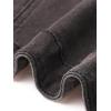 imageAllegra K Womens Denim Jacket Short Sleeve Jean Jacket Slim Fit Summer Outfits Casual Cropped JacketBlack Grey