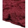 imageAllegra K Womens Dressy Top Formal Wedding Guest Long Sleeve Lace Peplum BlouseBurgundy