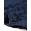 imageAllegra K Womens Dressy Top Formal Wedding Guest Long Sleeve Lace Peplum BlouseDark Blue