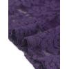 imageAllegra K Womens Dressy Top Formal Wedding Guest Long Sleeve Lace Peplum BlousePurple