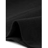 imageAllegra K Womens Elegant Boat Neck 34 Sleeves 2025 Wear to Work Midi Split Sheath DressBlack