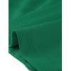 imageAllegra K Womens Elegant Boat Neck 34 Sleeves 2025 Wear to Work Midi Split Sheath DressGreen