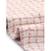 imageAllegra K Womens Elegant Short Sleeve Aline Dresses Plaid Tweed DressPink