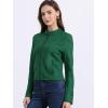 imageAllegra K Womens Faux Suede Jacket Stand Collar Zip Up Long Sleeve Motorcycle Biker CoatDark Green