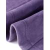 imageAllegra K Womens Faux Suede Jacket Stand Collar Zip Up Long Sleeve Motorcycle Biker CoatDark Purple