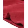 imageAllegra K Womens Faux Suede Jacket Stand Collar Zip Up Long Sleeve Motorcycle Biker CoatRed