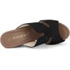 imageAllegra K Womens Faux Suede Platform High Block Heel Slides SandalsBlack
