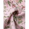 imageAllegra K Womens Floral Midi Skirt Peasant Elastic Waist ALine Ditsy Leave Print SkirtsPink Flower