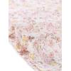 imageAllegra K Womens Floral Skirts Summer Chiffon Smocked Elastic Waist ALine Below Knee Length Ruffle Tiered SkirtWhite1