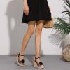 imageAllegra K Womens Flower Platform Espadrilles Wedge Heel SandalsBlack