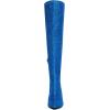 imageAllegra K Womens Glitter Pointed Toe Stiletto Heels Over the Knee High BootsRoyal Blue