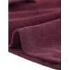 imageAllegra K Womens High Waist Button Front ALine Belted Corduroy Midi SkirtBurgundy
