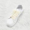 imageAllegra K Womens Lace Hollow Flower Embroidered Shoestrings Extra Wide Flat Shoe Laces for Sneakers 2 PairsBeige