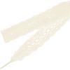 imageAllegra K Womens Lace Hollow Flower Embroidered Shoestrings Extra Wide Flat Shoe Laces for Sneakers 2 PairsBeige