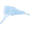 imageAllegra K Womens Lace Hollow Flower Embroidered Shoestrings Extra Wide Flat Shoe Laces for Sneakers 2 PairsLight Blue