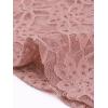 imageAllegra K Womens Lace Skirts Elegant Casual Work Office Skirt Knee Length Bodycon Fishtail Lace Pencil SkirtPink