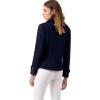 imageAllegra K Womens Notched Lapel Double Breasted Pea CoatDark Blue