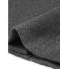 imageAllegra K Womens Notched Lapel Double Breasted Pea CoatDark Gray