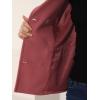 imageAllegra K Womens Notched Lapel Double Breasted Pea CoatDark Pink