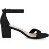 imageAllegra K Womens Open Toe Block Heel Ankle Strap SandalsBlack
