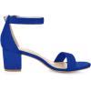 imageAllegra K Womens Open Toe Block Heel Ankle Strap SandalsDark Blue