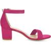 imageAllegra K Womens Open Toe Block Heel Ankle Strap SandalsHot Pink