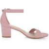 imageAllegra K Womens Open Toe Block Heel Ankle Strap SandalsLight Pink