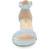 imageAllegra K Womens Open Toe Block Heel Ankle Strap SandalsSky Blue