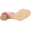 imageAllegra K Womens Open Toe Block Heel Ankle Strap SandalsWatermelon Red