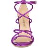 imageAllegra K Womens Open Toe Strappy Straps Stiletto Heel SandalsPurple