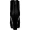imageAllegra K Womens Peep Toe Platform Back Zip Chunky Heel Ankle BootsBlack