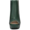 imageAllegra K Womens Peep Toe Platform Back Zip Chunky Heel Ankle BootsDark Green