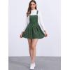 imageAllegra K Womens Plaid Pinafore Overall Dress Vintage Checks ALine Suspender Mini SkirtGreen