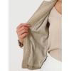 imageAllegra K Womens Plaid Tweed Blazer Long Sleeve Open Front Work Office Short JacketKhaki