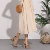 imageAllegra K Womens Platform Flower Heels Square Toe Chunky Heel SandalsKhaki