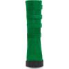 imageAllegra K Womens Platform Goth Boots Buckles Round Toe Chunky Heel Knee High BootsEmerald Green