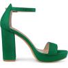 imageAllegra K Womens Platform High Heel Ankle Strap Chunky Heels SandalsCandy Green