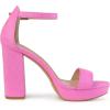imageAllegra K Womens Platform High Heel Ankle Strap Chunky Heels SandalsPink