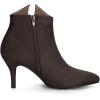 imageAllegra K Womens Point Toe Bow Stiletto Heel Ankle BootsDark Brown