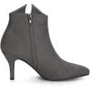imageAllegra K Womens Point Toe Bow Stiletto Heel Ankle BootsGrey