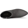 imageAllegra K Womens Pointed Toe Zip Stiletto Kitten Heel Ankle BootiesGrey