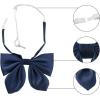 imageAllegra K Womens Pretied Solid Color Bowknot Bowties School Uniform Bow TieNavy Blue