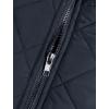 imageAllegra K Womens Puffer Vest Stand Collar Lightweight Gilet Quilted Zip VestDark Blue