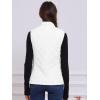 imageAllegra K Womens Puffer Vest Stand Collar Lightweight Gilet Quilted Zip VestWhite