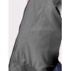 imageAllegra K Womens Quilted Zip Up Raglan Long Sleeve Bomber JacketDark Gray